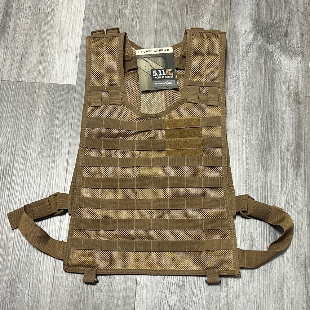 5.11 Tactical Plate Carrier Vest - Coyote